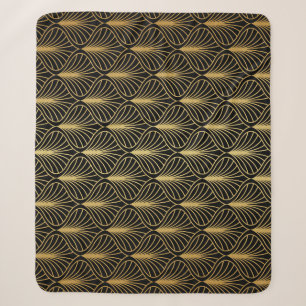 Elegante art deco: Abstract Sherpa Deken