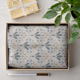 Elegante Art Deco Bloemmotief Tissuepapier