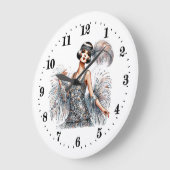 Elegante Art Deco dame Grote Klok (Hoek)