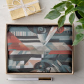 Elegante art deco dame tissuepapier (Geschenk)