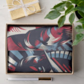 Elegante art deco dame tissuepapier (Geschenk)