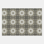 Elegante Art Deco Earth Tones  Patroon Set 3 Inpakpapier Vel (Voorkant)