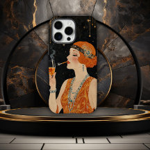 Elegante Art Deco Flapper Girl