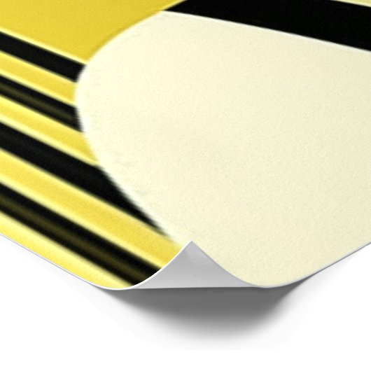 Elegante Art Deco Flapper Poster (Hoek)