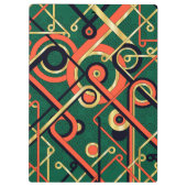 Elegante art deco geometrische klembord (Achterkant)