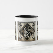 Elegante Art Deco kat Mok (Midden)