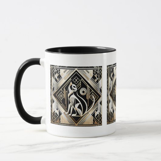 Elegante Art Deco kat Mok (Links)