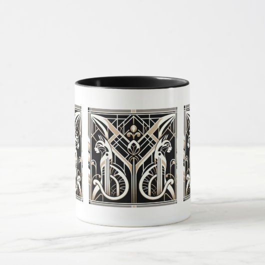 Elegante Art Deco kat Mok (Midden)