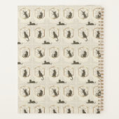 Elegante Art Deco Katten - Beige Planner (Achterkant)