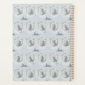Elegante Art Deco katten - Lichtgrijs Planner (Achterkant)