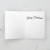 Elegante Art Deco Kerstboom Feestdagen Kaart (Binnen)