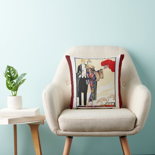 Elegante art deco kussen (Stoel)