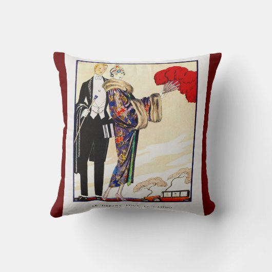 Elegante  art deco kussen (Achterkant)