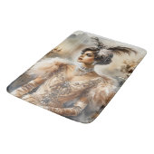 Elegante Art Deco Lady badmat (Gekanteld)