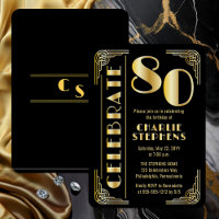 Elegante Art Deco Luxe 80ste Verjaardagsfeest