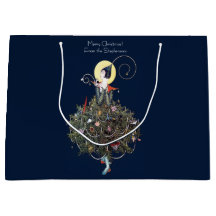 Elegante Art Deco Mode Kerstboom Retro