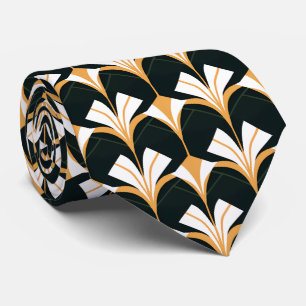 Elegante art deco patroon betegeld stropdas