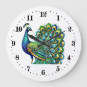 Elegante art deco Pauw Grote Klok (Voorkant)