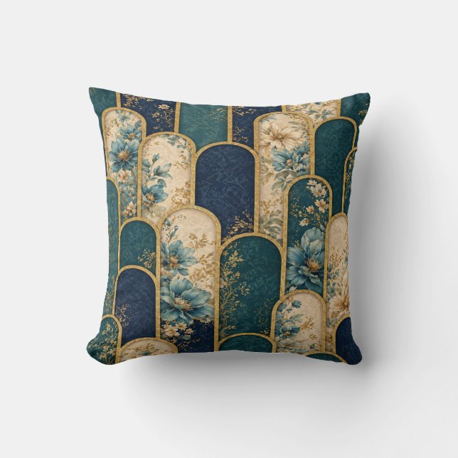 Elegante Art Deco Sierkussen (Voorkant)