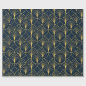  elegante Art Deco-stijl naadloos patroon wi Cadeaupapier (Vlak)