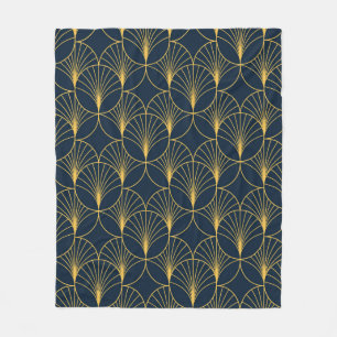 elegante Art Deco-stijl naadloos patroon wi Fleece Deken