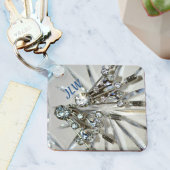 Elegante Art Deco  Strass Glam Sleutelhanger