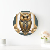 Elegante Art Deco Uil Grote Klok (Huis)