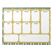 Elegante Art Deco Wekelijkse Planner - Wekelijks