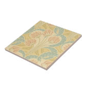 Elegante art nouveau bloemen tegeltje (Zijkant)