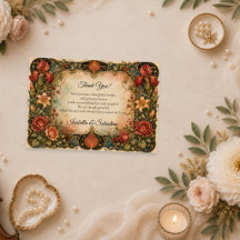 Elegante Art Nouveau bloemige bruiloft