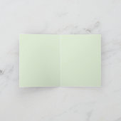 Elegante Art Nouveau Forest bruiloft Bedankkaart (Binnen)