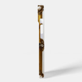 Elegante Art Nouveau Glas in lood Flower Case-Mate iPhone Case (Achterkant / Links)