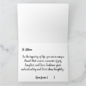 Elegante Art Nouveau Lady in Moonlight Kaart (Binnen)