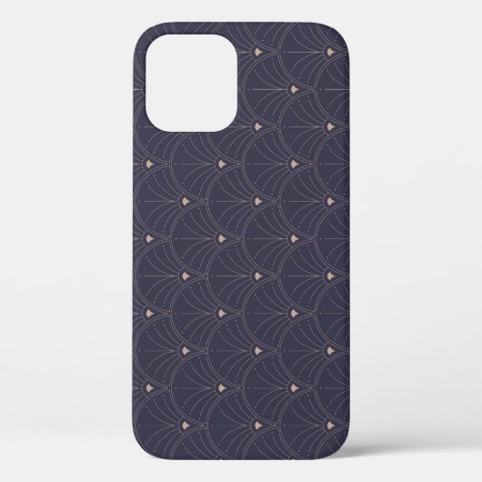 Elegante art nouveau, minimalistisch patroon. Case-Mate iPhone case (Achterkant)