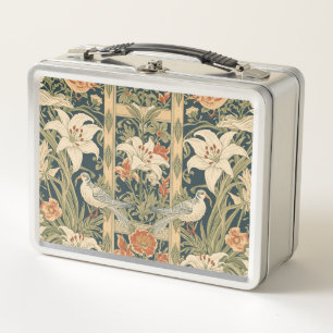 Elegante Art Nouveau Vintage Botanische Vogel Lel