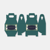 Elegante Art Nouveau zwanen bruiloft Bedankdoosjes (Uitgevouwen)