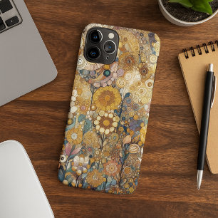 Elegante Artistieke Antieke Art Nouveau Stijl Bloe Case-Mate iPhone Case