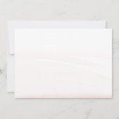 Elegante artistieke flamingo save the date (Achterkant)