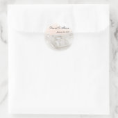 Elegante auto & jurk bruiloft stickers (Tas)