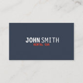 Elegante autoverhuur | Blauw Rood Visitekaartje (Achterkant)