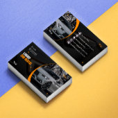 Elegante autoverhuur visitekaartje