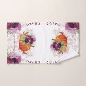 Elegante Autumn Bourgondië familienaam Bad Handdoek (Handdoek)