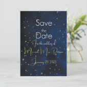 Elegante avond Bewaar de datum Save The Date (Staand voorkant)