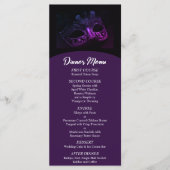 Elegante avond bruiloft menu (Voorkant)