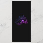 Elegante avond bruiloft menu (Achterkant)