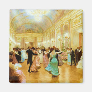 Elegante avond (Dansen op het bal van het paleis) Magneet