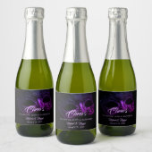 Elegante avondchampagne sparkling wijnetiket (Flessen)