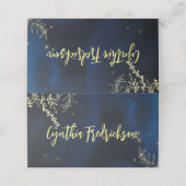 Elegante avondtafel naam Kaarten Plaatskaartje (Buitenkant ongevouwen)