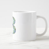 Elegante B Alphabet Design Cup Grote Koffiekop (Rechts)