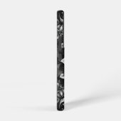 Elegante B & W  Patroon Telefoonhoes Samsung Galaxy Hoesje (Rechterkant)